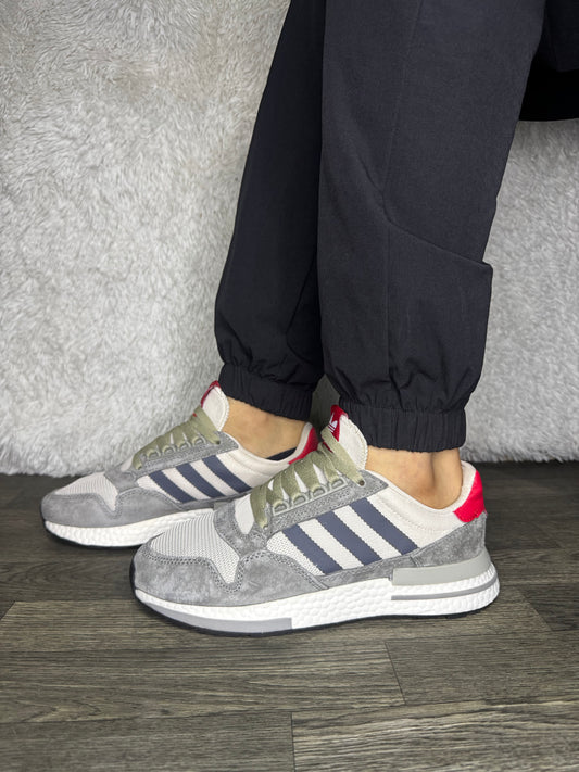 ADIDAS ZX500 GRIS ROJA
